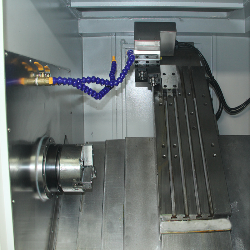 CNC strunjit mesin bubut cnc Strunjire de frezaj cu pat rotund CNC